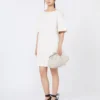Medium raffia-effect pasticcino bag, turtledove Medium raffia-effect pasticcino bag, turtledove