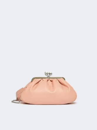 Medium sheepskin pasticcino bag, antique rose