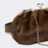 Medium sheepskin pasticcino bag, caramel Medium sheepskin pasticcino bag, caramel