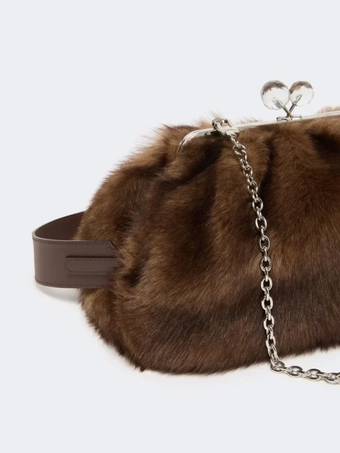 Medium sheepskin pasticcino bag, caramel Medium sheepskin pasticcino bag, caramel