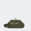 Medium sheepskin pasticcino bag, dark green Medium sheepskin pasticcino bag, dark green