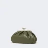Medium sheepskin pasticcino bag, dark green Medium sheepskin pasticcino bag, dark green