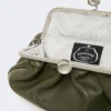 Medium sheepskin pasticcino bag, dark green Medium sheepskin pasticcino bag, dark green