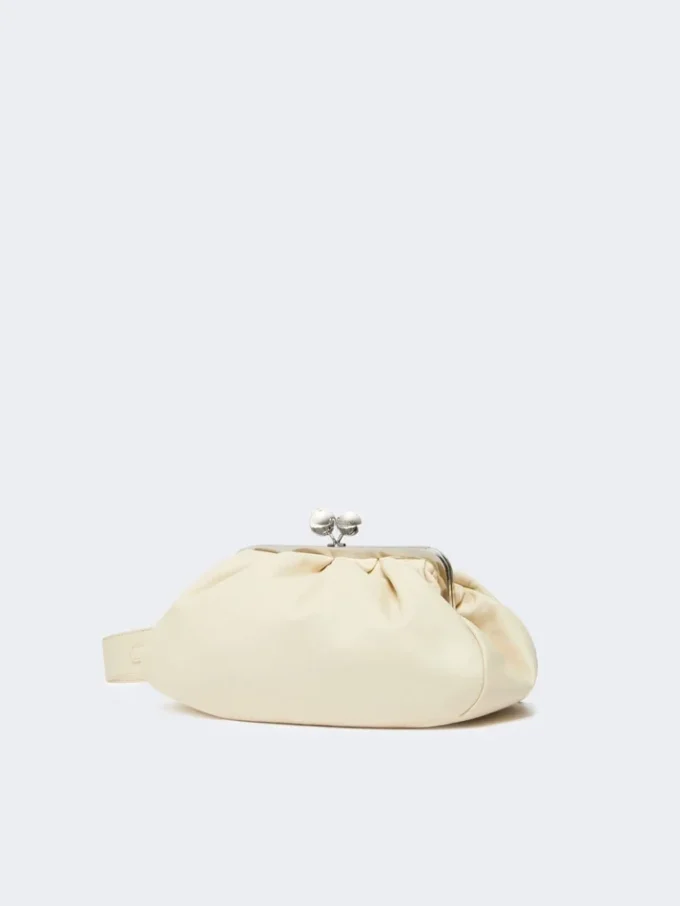 Medium sheepskin pasticcino bag, ivory Medium sheepskin pasticcino bag, ivory