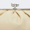 Medium sheepskin pasticcino bag, ivory Medium sheepskin pasticcino bag, ivory