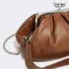 Medium sheepskin pasticcino bag, tobacco Medium sheepskin pasticcino bag, tobacco