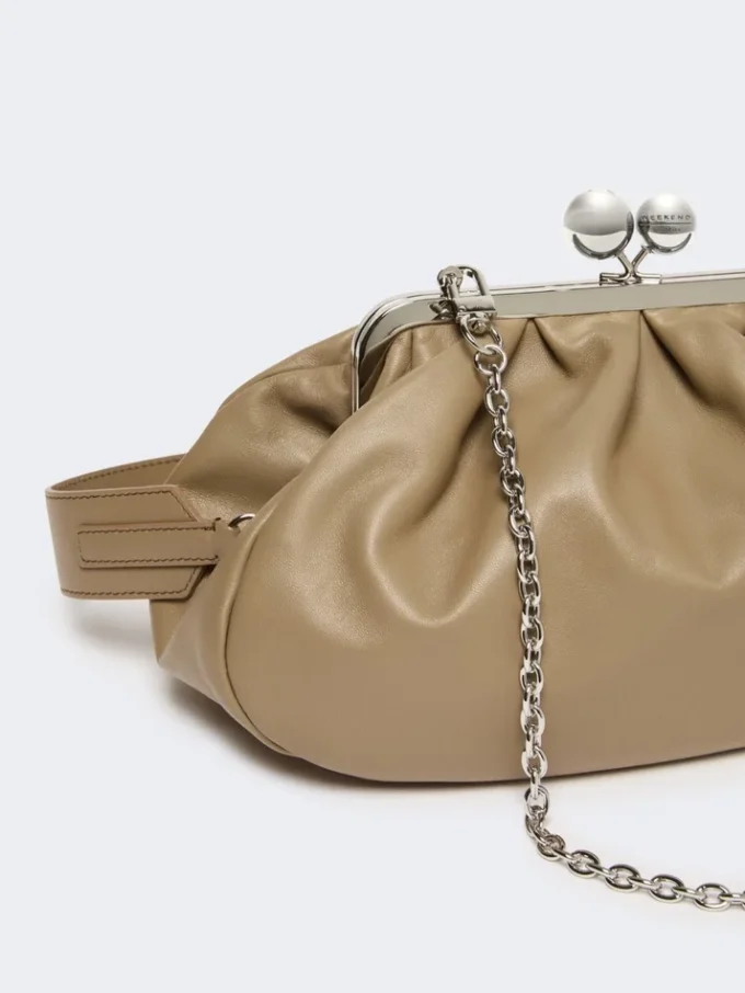 Medium sheepskin pasticcino bag, turtledove Medium sheepskin pasticcino bag, turtledove