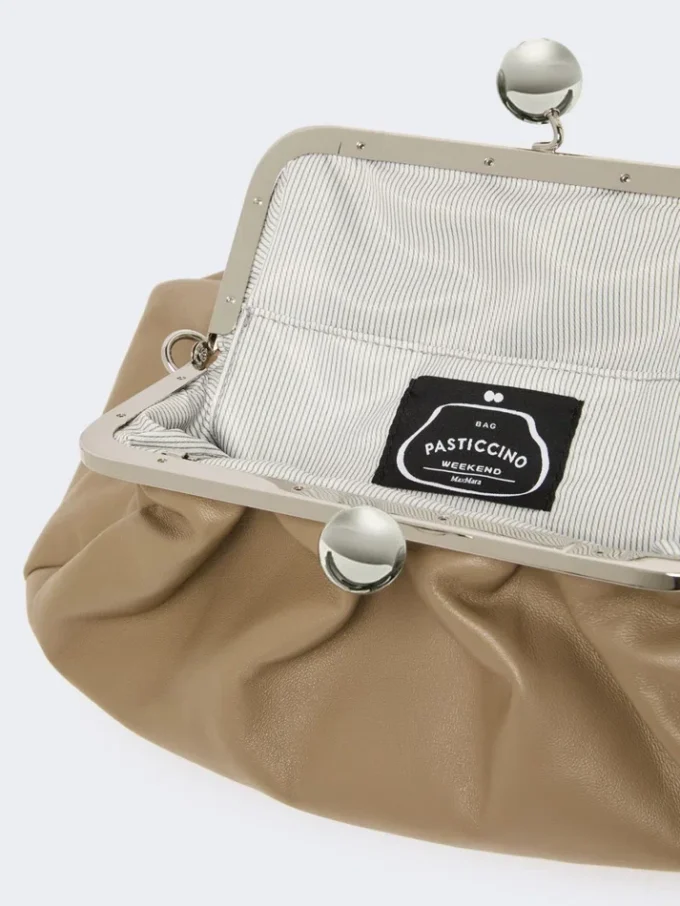 Medium sheepskin pasticcino bag, turtledove Medium sheepskin pasticcino bag, turtledove