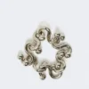 Metallic bracelet, silver Metallic bracelet, silver