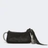 Micro handbag in technical mesh, black Micro handbag in technical mesh, black