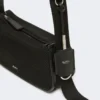 Micro handbag in technical mesh, black Micro handbag in technical mesh, black