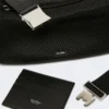 Micro handbag in technical mesh, black Micro handbag in technical mesh, black