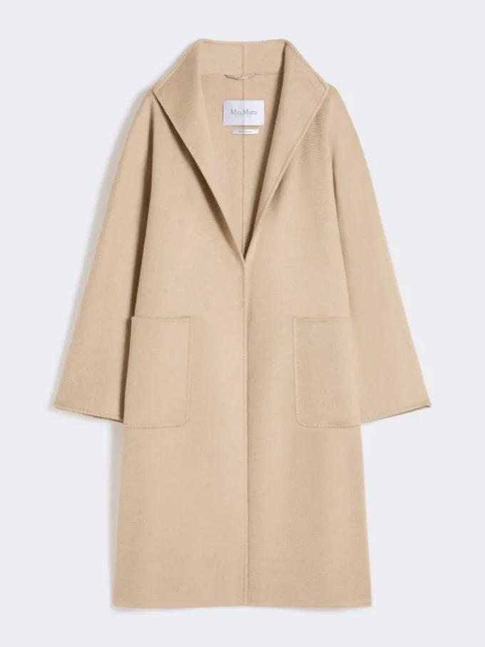Midi cashmere cardigan coat, sand Midi cashmere cardigan coat, sand