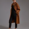 Midi cashmere cardigan coat, tobacco Midi cashmere cardigan coat, tobacco