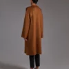 Midi cashmere cardigan coat, tobacco Midi cashmere cardigan coat, tobacco