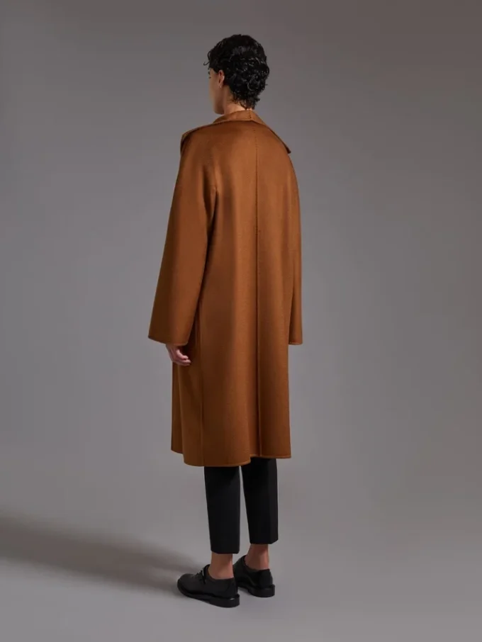 Midi cashmere cardigan coat, tobacco Midi cashmere cardigan coat, tobacco