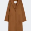 Midi cashmere cardigan coat, tobacco Midi cashmere cardigan coat, tobacco