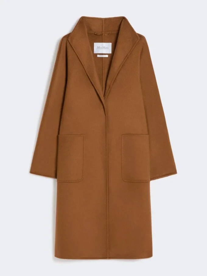 Midi cashmere cardigan coat, tobacco Midi cashmere cardigan coat, tobacco