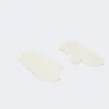 Mittens in alpaca and wool teddy fabric, optical white Mittens in alpaca and wool teddy fabric, optical white