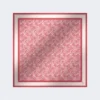 Modal and silk maxi square, salmon