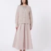 Mohair cardigan, sand