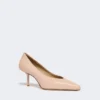 Nappa leather court shoes, pink