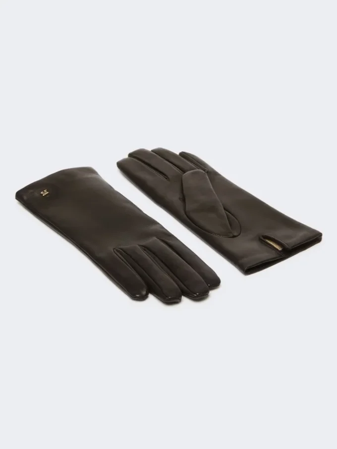 Nappa leather gloves, black Nappa leather gloves, black