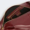 Nappa leather hobo bag, bordeaux Nappa leather hobo bag, bordeaux
