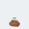 Nappa sheepskin nano pasticcino bag, tobacco Nappa sheepskin nano pasticcino bag, tobacco