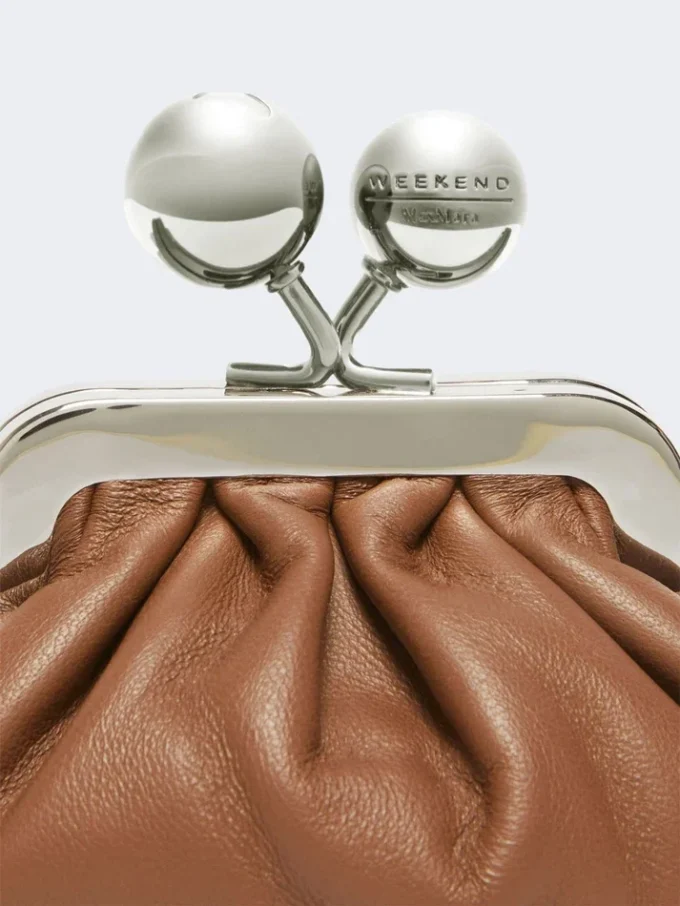 Nappa sheepskin nano pasticcino bag, tobacco Nappa sheepskin nano pasticcino bag, tobacco
