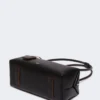 Natural leather bowler bag, black Natural leather bowler bag, black