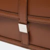 Natural leather handbag, tobacco Natural leather handbag, tobacco