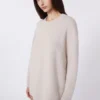 Oversized alpaca and cotton sweater, sand Oversized alpaca and cotton sweater, sand
