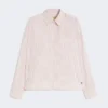 Oversized cotton shirt, pink
