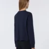 Oversized jersey t-shirt, ultramarine