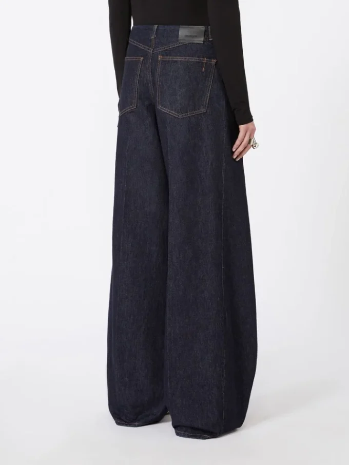 Oversized low-rise trousers, midnightblue Oversized low-rise trousers, midnightblue