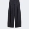 Oversized low-rise trousers, midnightblue Oversized low-rise trousers, midnightblue