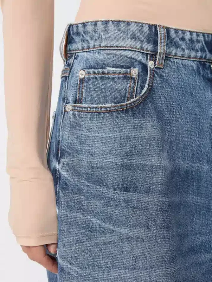 Oversized low-waisted jeans, midnightblue
