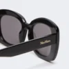 Oversized oval sunglasses, black Oversized oval sunglasses, black