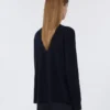 Oversized wool sweater, ultramarine