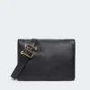 Padded nappa-leather soffy bag, black Padded nappa-leather soffy bag, black