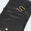 Padded nappa-leather soffy bag, black Padded nappa-leather soffy bag, black