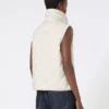 Padded water-repellent nylon canvas gilet, sand Padded water-repellent nylon canvas gilet, sand