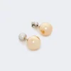 Pasticcino bag metal earrings, gold Pasticcino bag metal earrings, gold