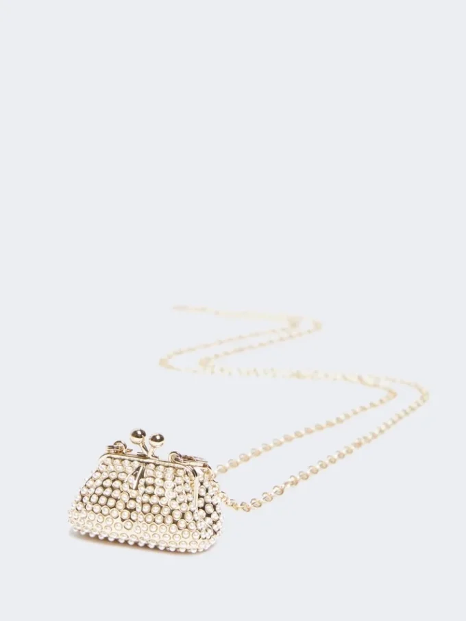 Pasticcino bag-pendant necklace, gold Pasticcino bag-pendant necklace, gold