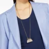 Pasticcino bag-pendant necklace, gold Pasticcino bag-pendant necklace, gold