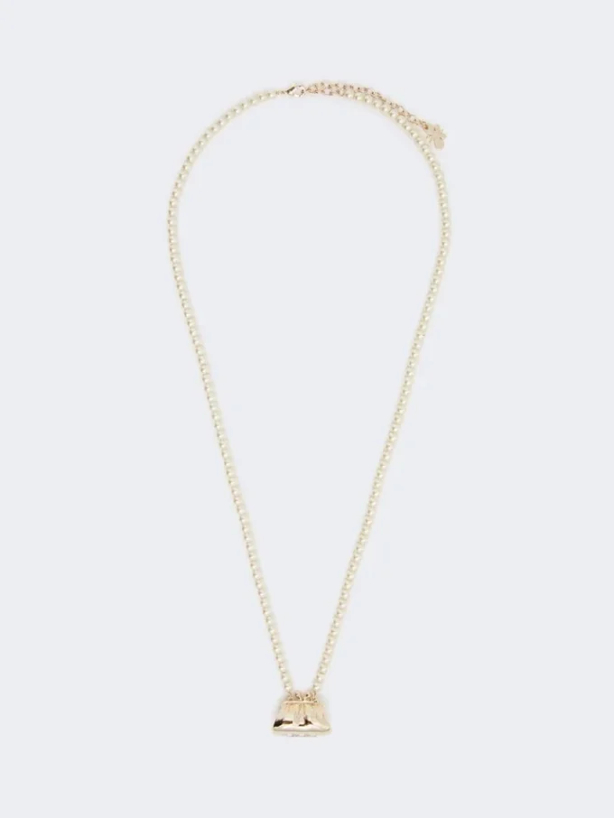 Pasticcino-pendant choker necklace, gold Pasticcino-pendant choker necklace, gold