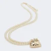Pasticcino-pendant choker necklace, gold Pasticcino-pendant choker necklace, gold