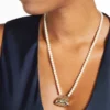 Pasticcino-pendant choker necklace, gold Pasticcino-pendant choker necklace, gold