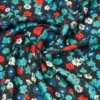Patterned silk twill foulard, ivory